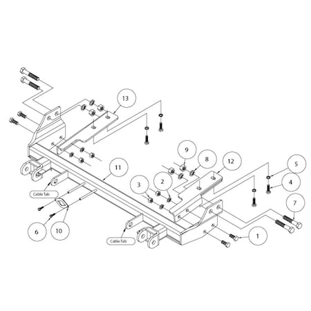 Roadmaster BASEPLATE DODGE RAM PICKUP 2500 / 3500 NO POWER WAGON MS 2.5 296-2